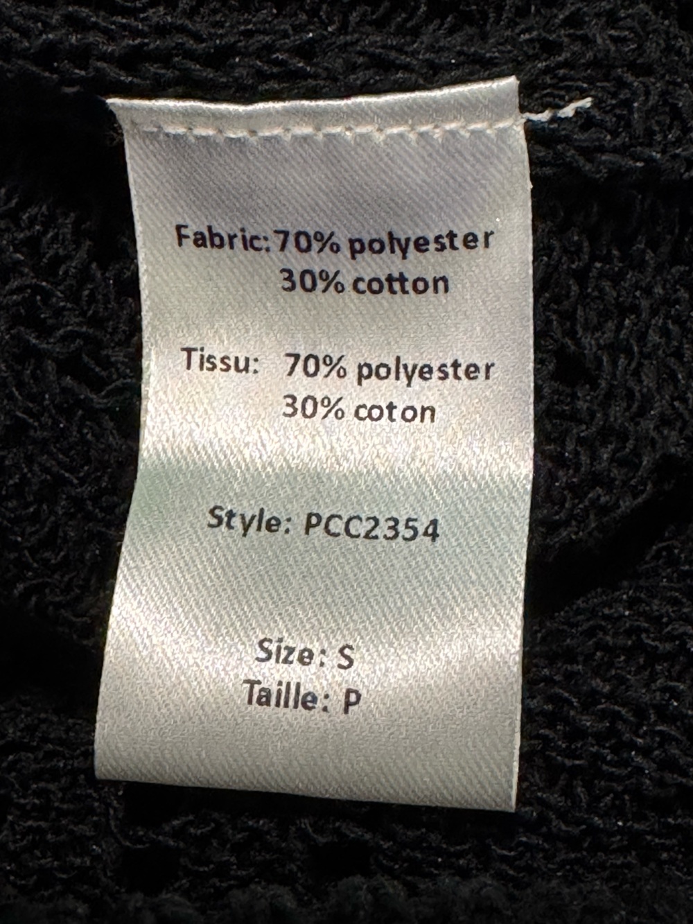ELAN Crochet Wide-Leg Pant S Black $119 Retail NWT - Picture 6 of 8